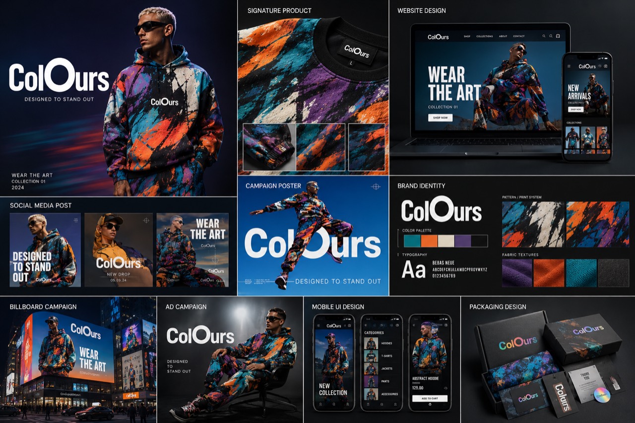 ColOurs brand board